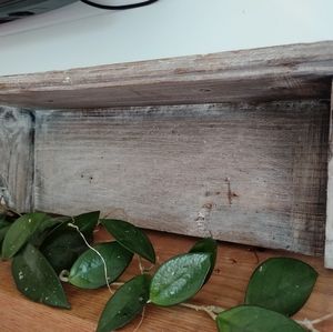 NEW White-washed Hanging Shelf